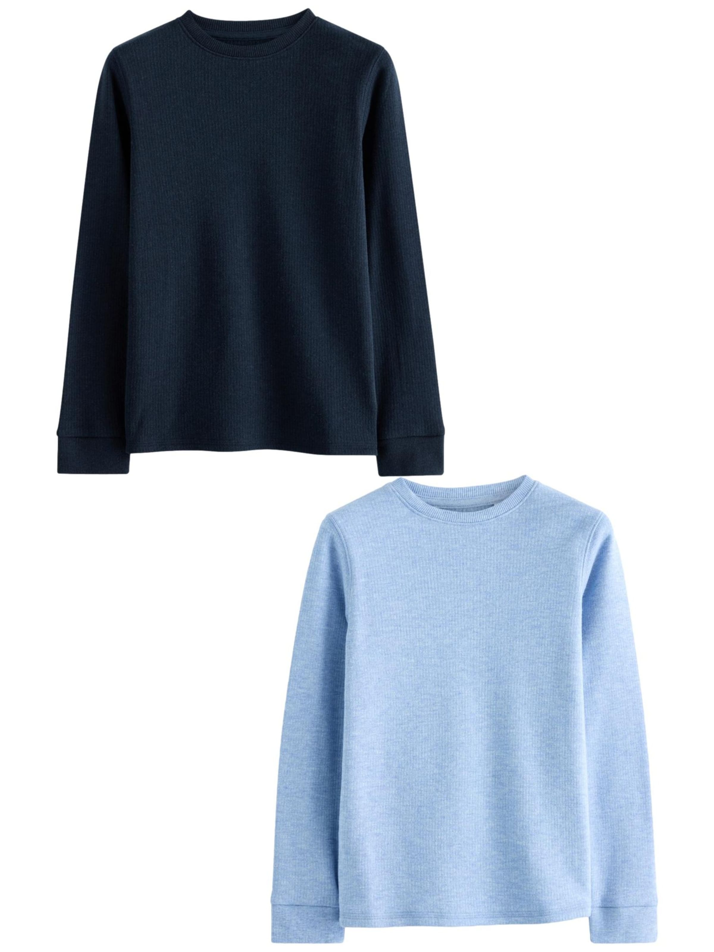 Next Shirt in Blue: front