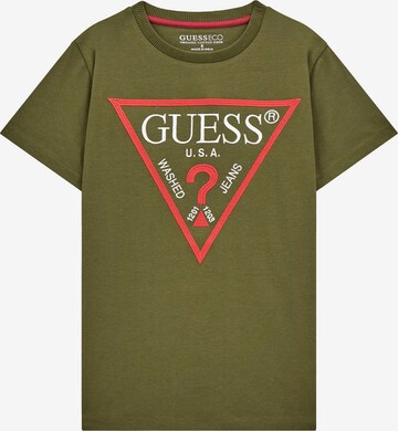 GUESS T-Shirt in Grün: predná strana