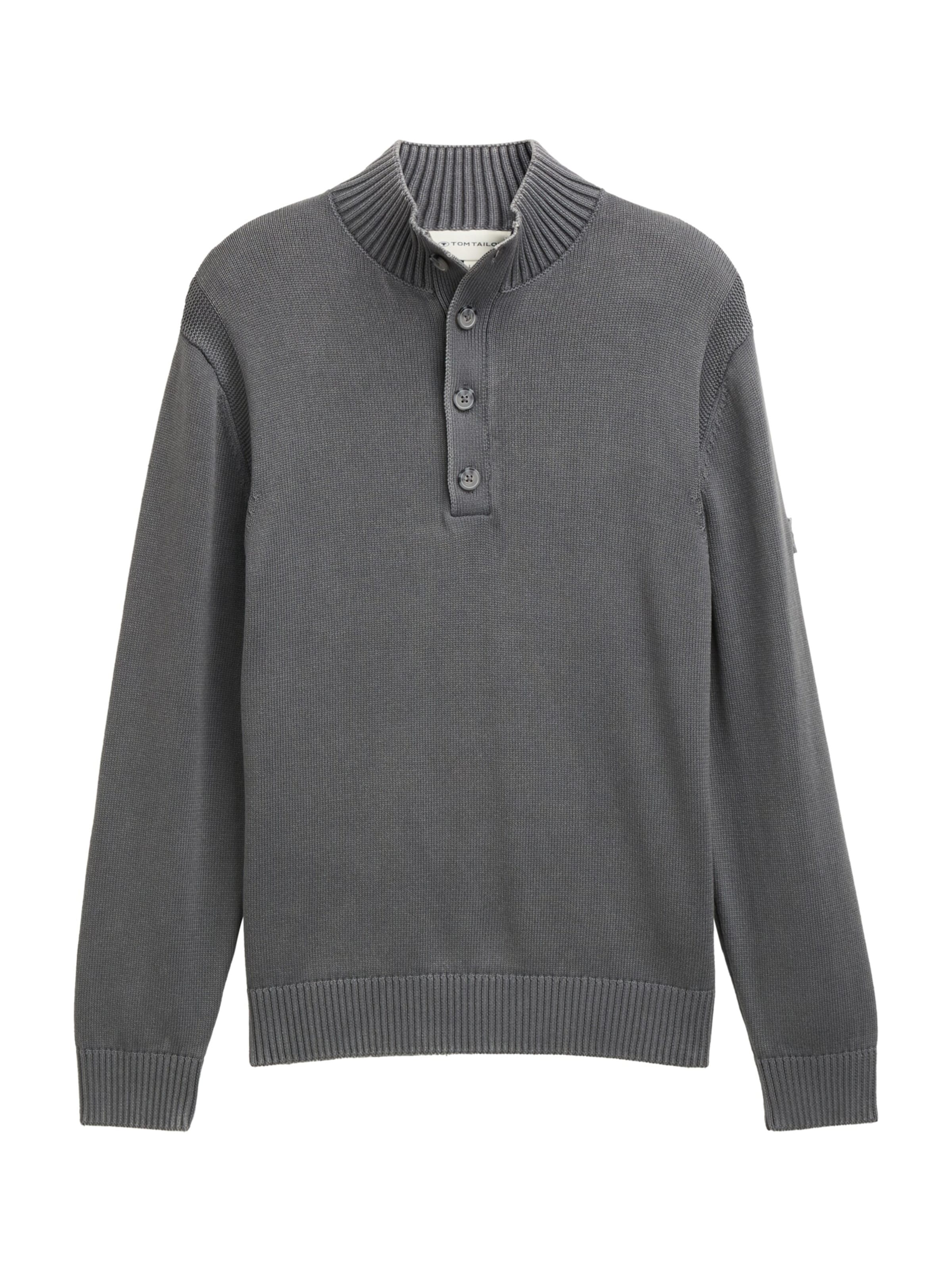 TOM TAILOR Pullover in Grau: Vorderseite
