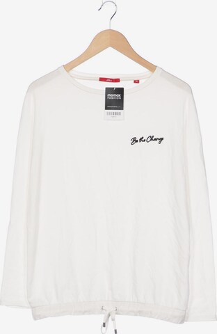 s.Oliver Sweatshirt & Zip-Up Hoodie in M in White: front