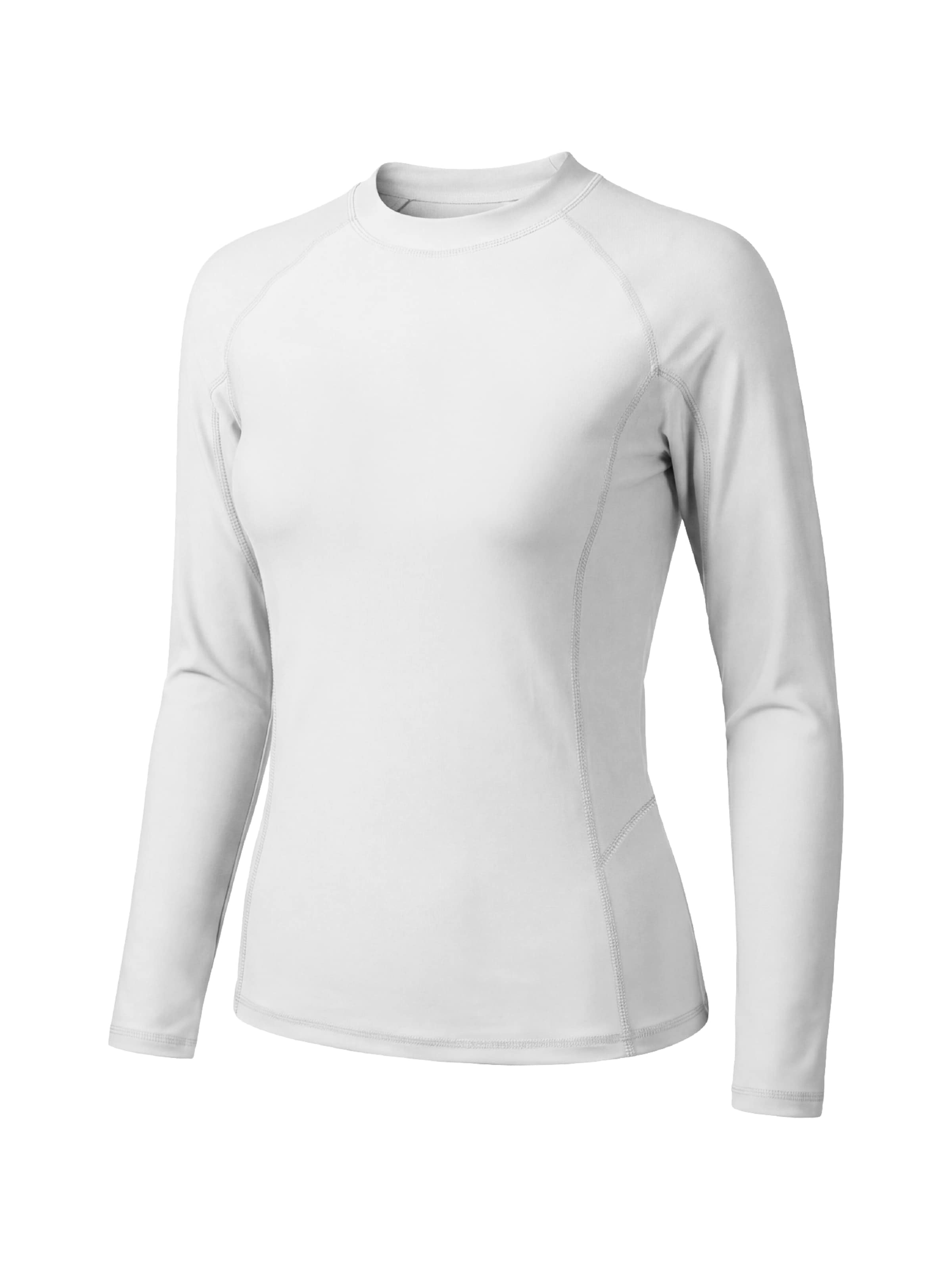 T-shirt fonctionnel 'Sports beach Long Sleeve UPF50+ top' MEETWEE en blanc : devant