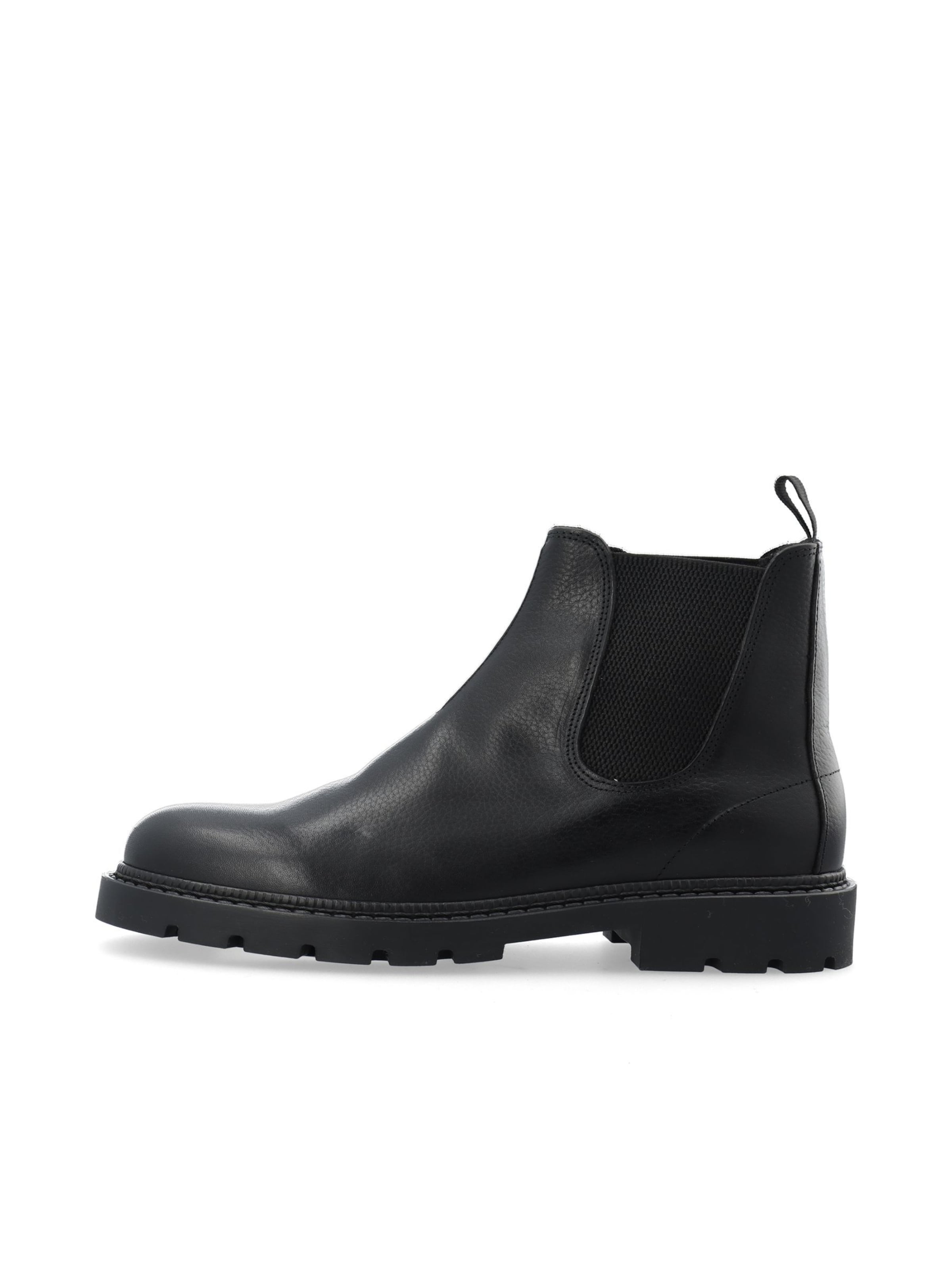 Chelsea Boots 'JEFF' Bianco en noir : devant
