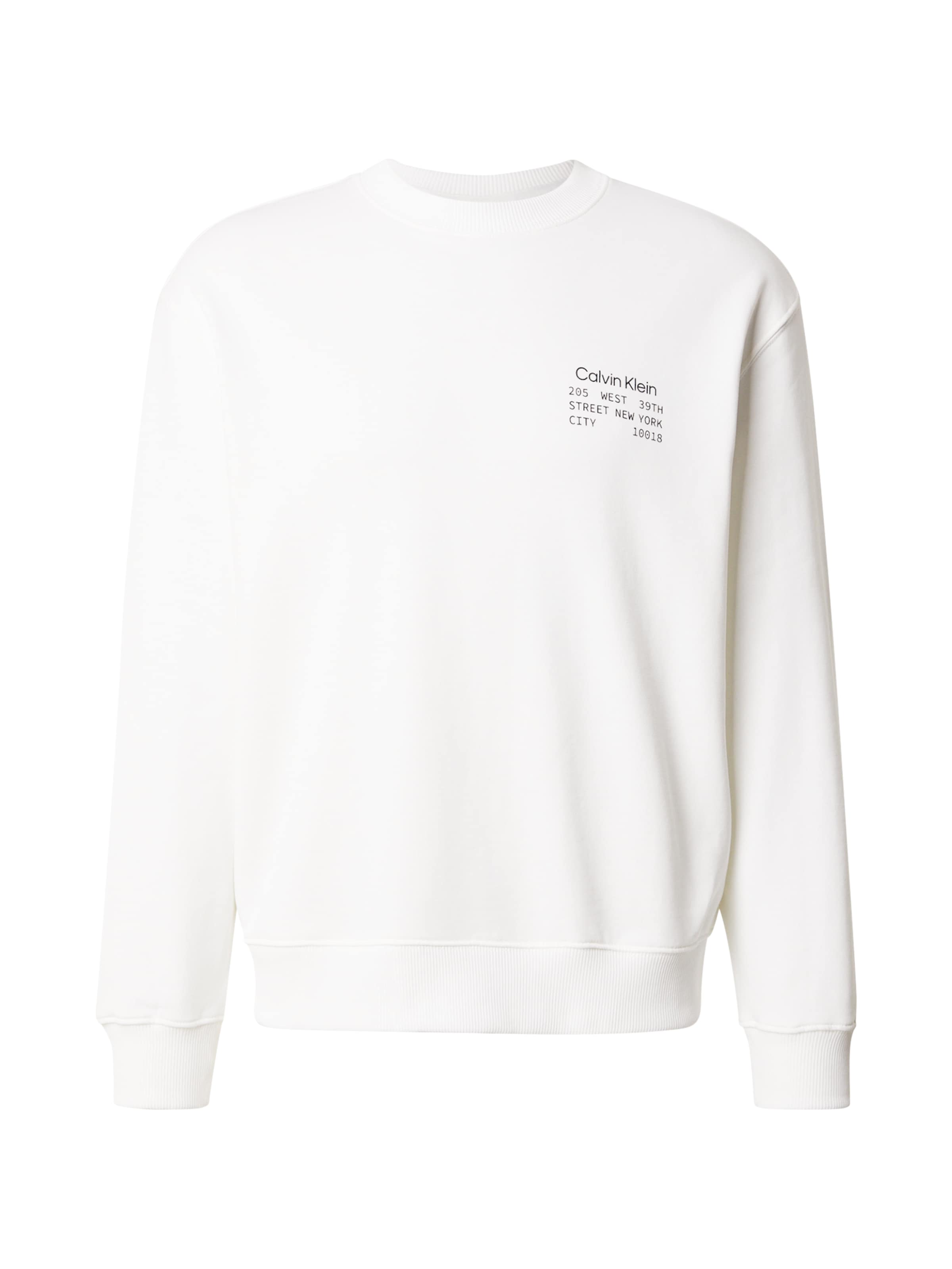 Calvin Klein Jeans Majica | bela barva: sprednja stran