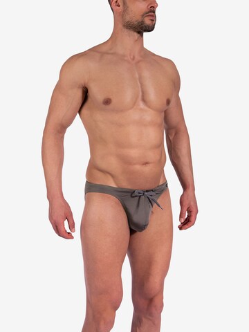 Maillot de bain ' BLU2352 Sunbrief ' Olaf Benz en gris : devant