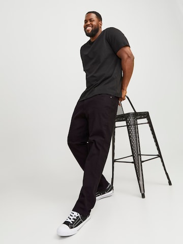 Jack & Jones Plus Slimfit Jeans 'Tim' i sort