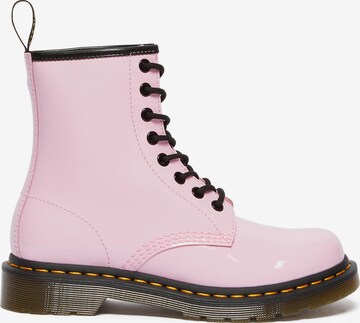 Dr. Martens Šněrovací kozačky – pink