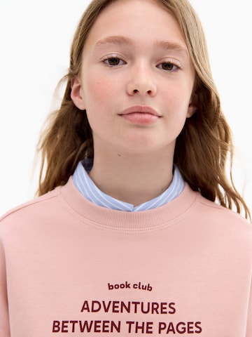 MANGO KIDS Суичър 'CHAPTER' в розово