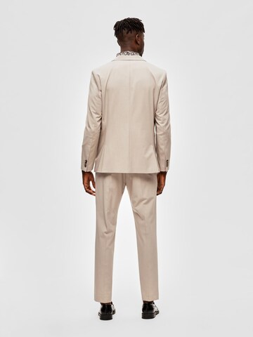 SELECTED HOMME Slim fit Colbert 'Liam' in Beige