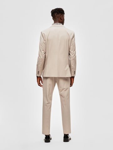 SELECTED HOMME Slim fit Colbert 'Liam' in Beige