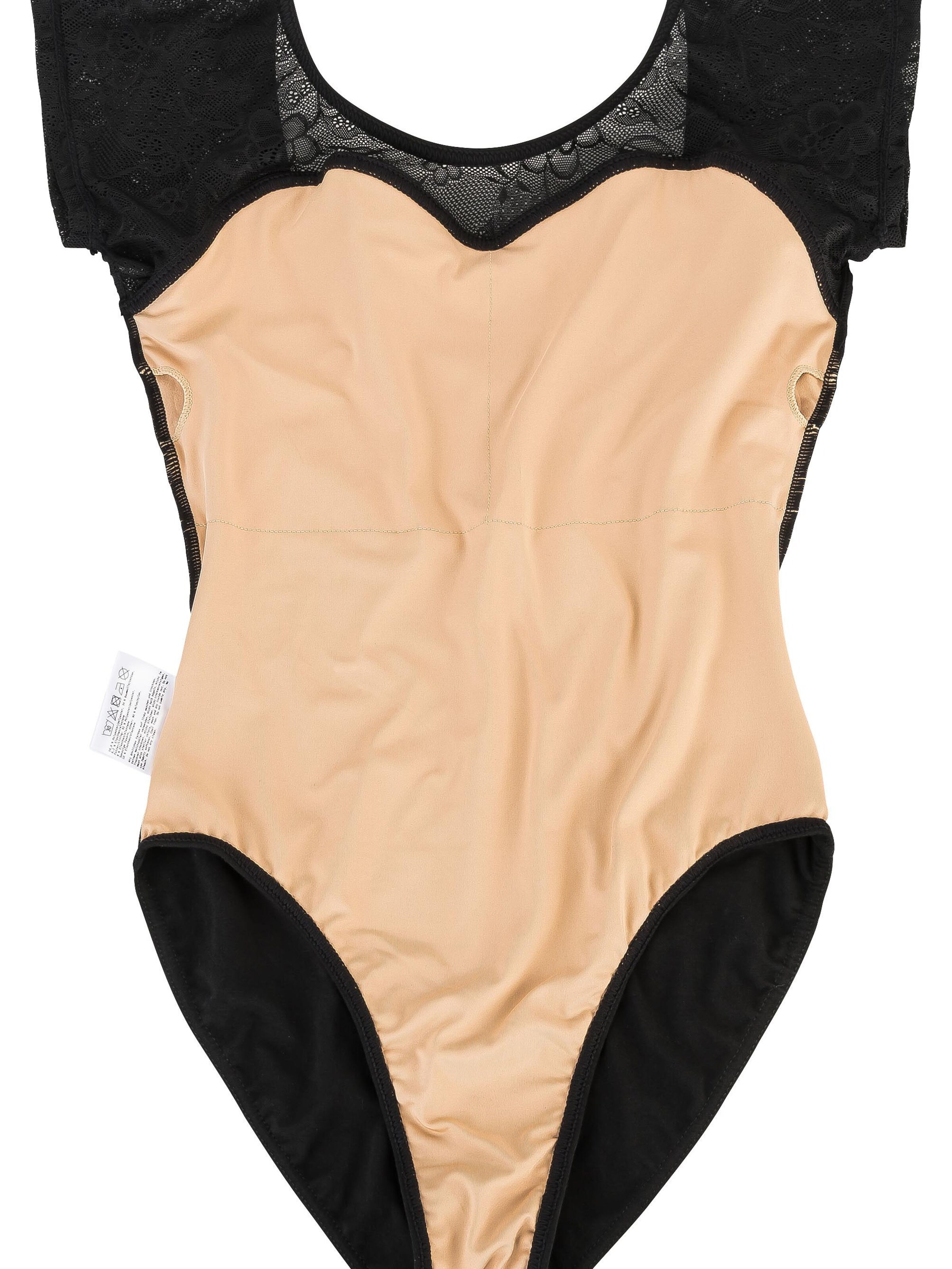 Tanzmuster Athletic Bodysuit 'Natalie' in Black