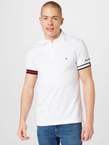 Tricou de la TOMMY HILFIGER pe alb: față