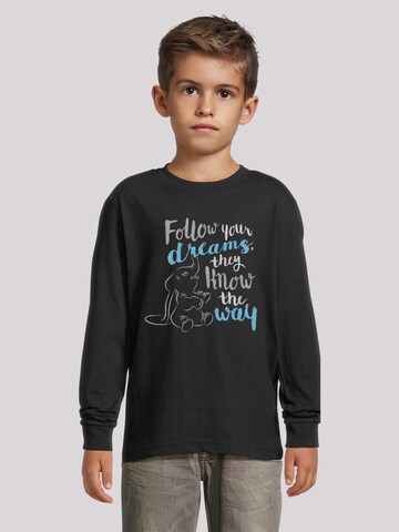 Sweat 'Disney Dumbo Follow Your Dreams' F4NT4STIC en noir : devant