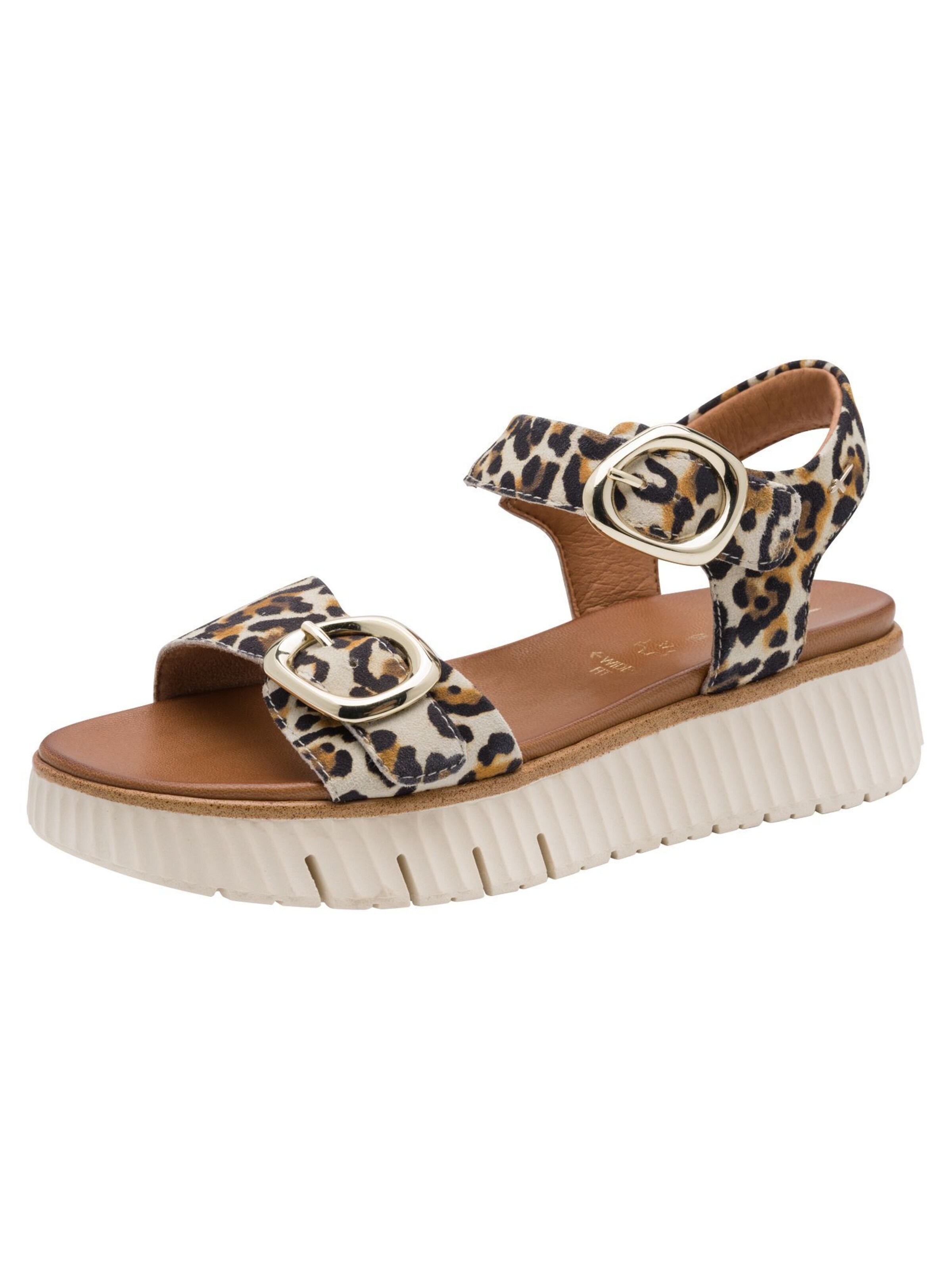 Sandales Tamaris en beige : devant