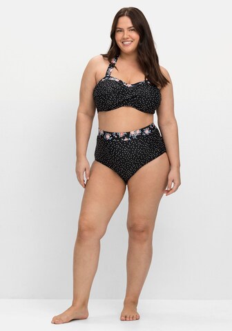 SHEEGO Bikinitop in Schwarz