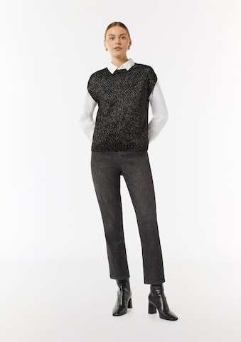 comma casual identity Pullover in Schwarz
