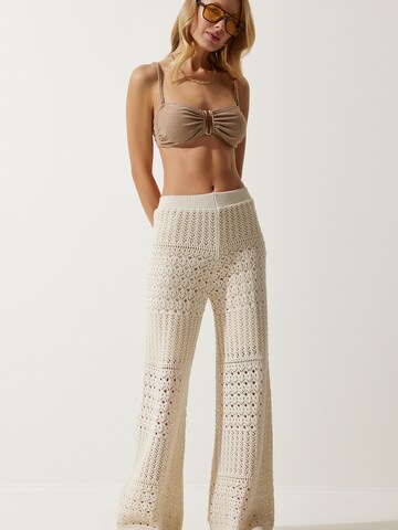 Happiness İstanbul Широкий Штаны в Бежевый