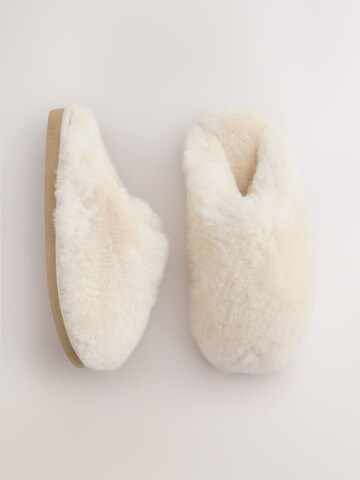 Next Slipper in White