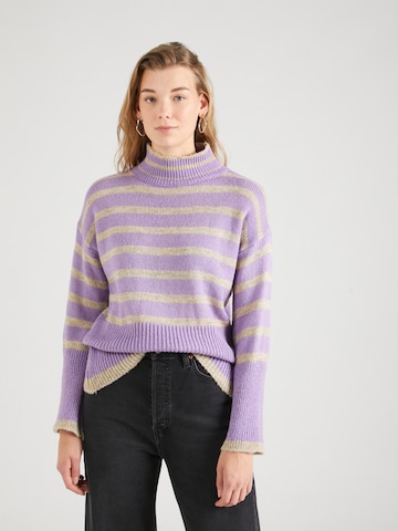 ZABAIONE - Pullover 'Nora' em roxo: frente