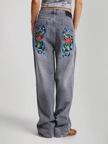 Ed Hardy Loose fit Jeans in Grey