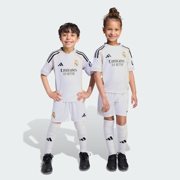 ADIDAS PERFORMANCE Trainingspak 'Real Madrid 25/26 Heim' in Wit: voorkant