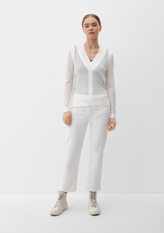 s.Oliver Sweater in White