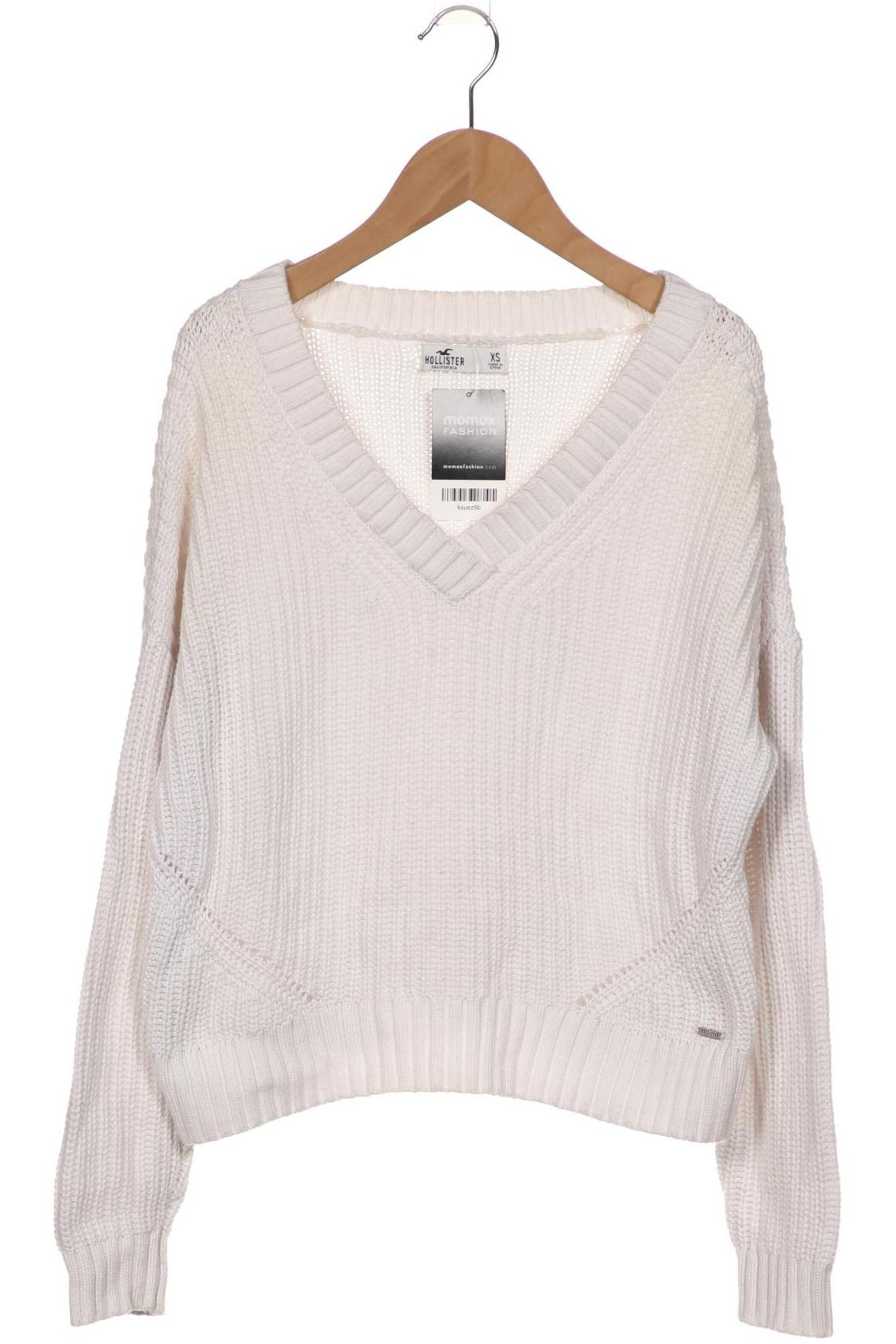 HOLLISTER Sweater & Cardigan in XS in White: front
