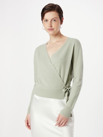 Cardigan rosemunde en vert : devant