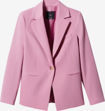 MANGO Blazer 'Boreal' in Pink: front