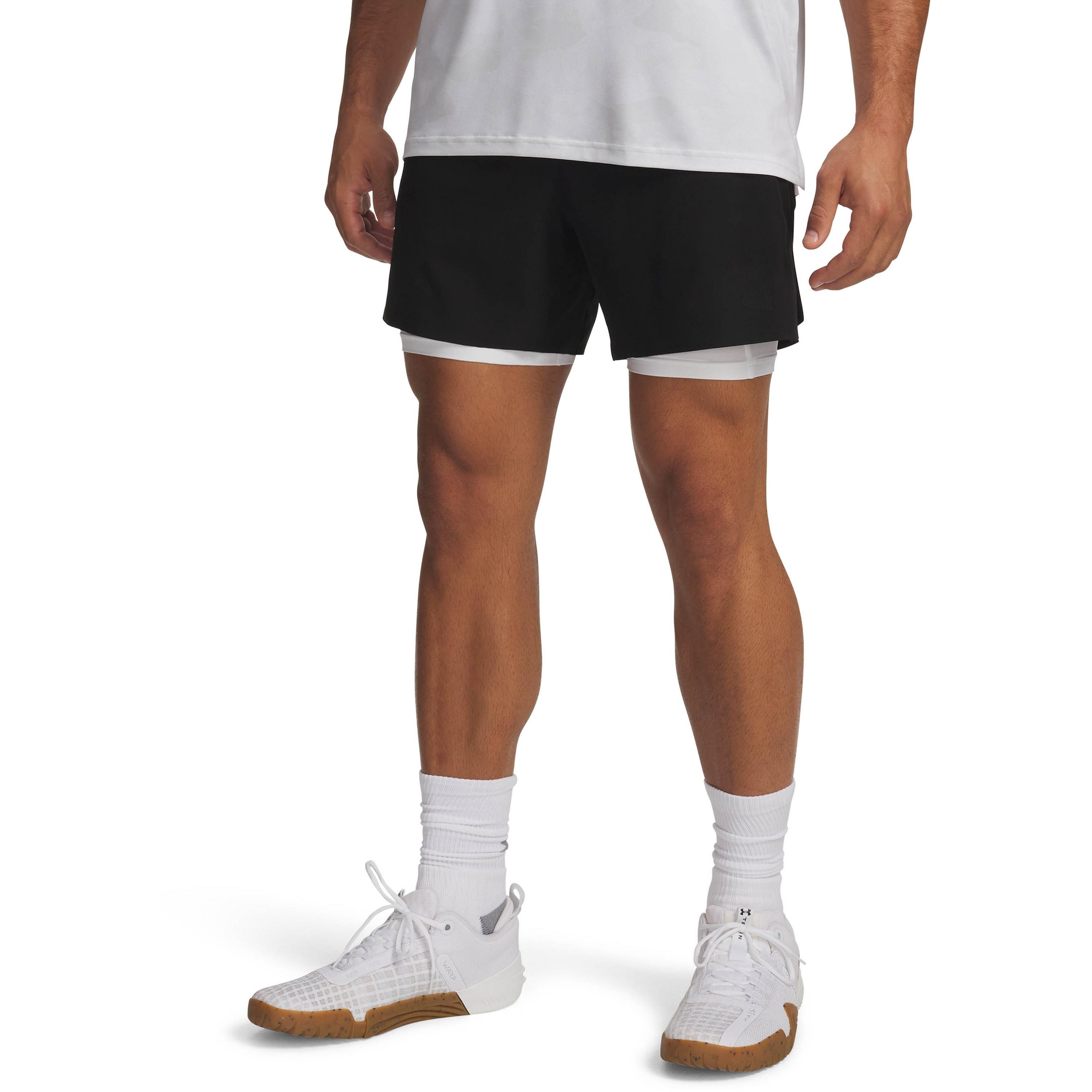 UNDER ARMOUR Regular Sports trousers 'Vanish' in Black: front