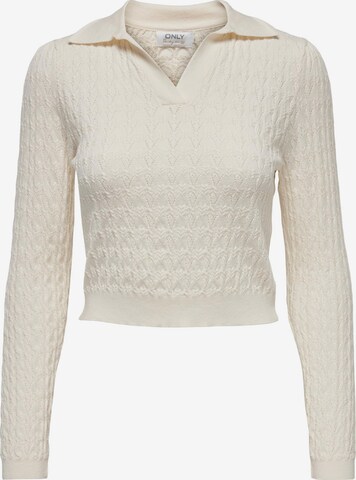 ONLY Sweater 'SVALA' in White: front