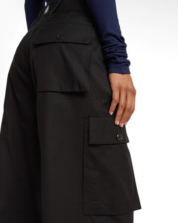 G-STAR Baggy Cargobroek 'Mega' in Zwart