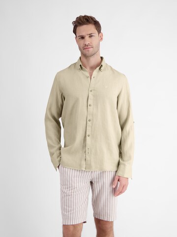 LERROS Regular fit Overhemd in Beige: voorkant