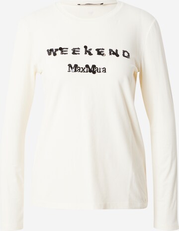 Weekend Max Mara Shirt 'SIAMESE' in Wit: voorkant