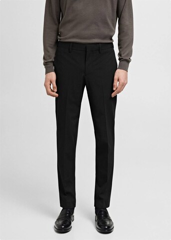 MANGO MAN Slimfit Hose 'Paris' in Schwarz: Vorderseite