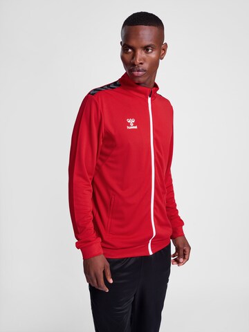 Hummel Sportssweatjakke 'Authentic' i rød: forside
