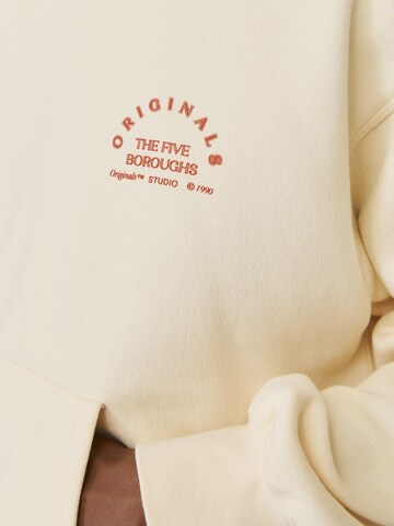JACK & JONES Sweatshirt in Beige