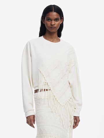 Desigual - Sweatshirt em branco: frente