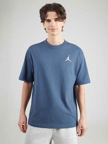 T-Shirt Jordan en bleu : devant