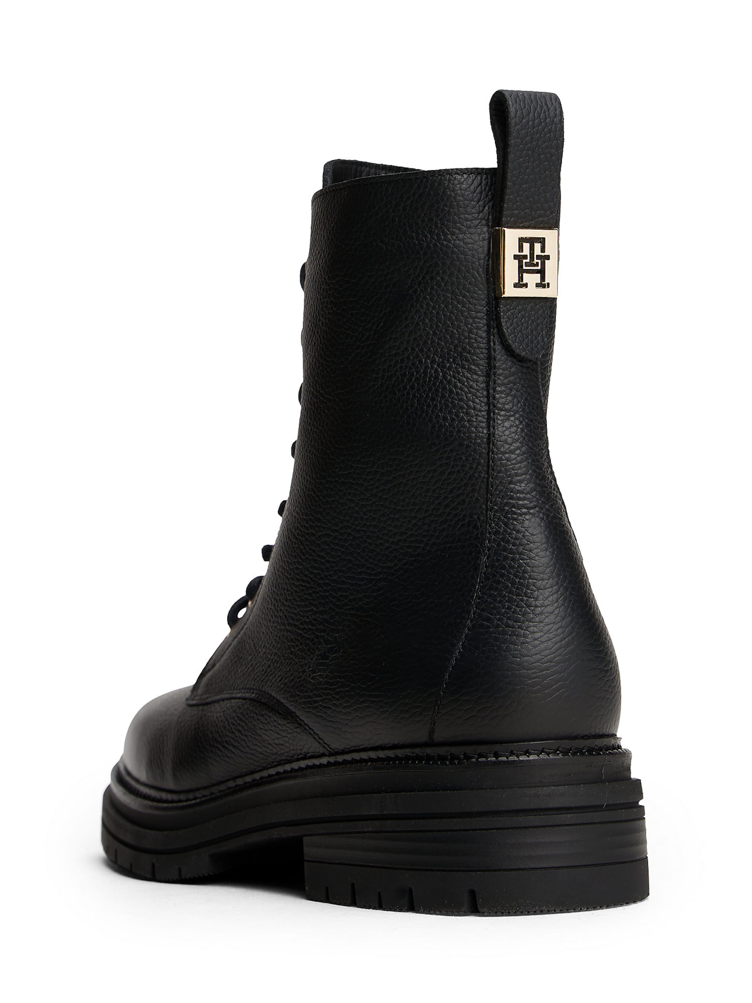 Bottines à lacets TOMMY HILFIGER en noir