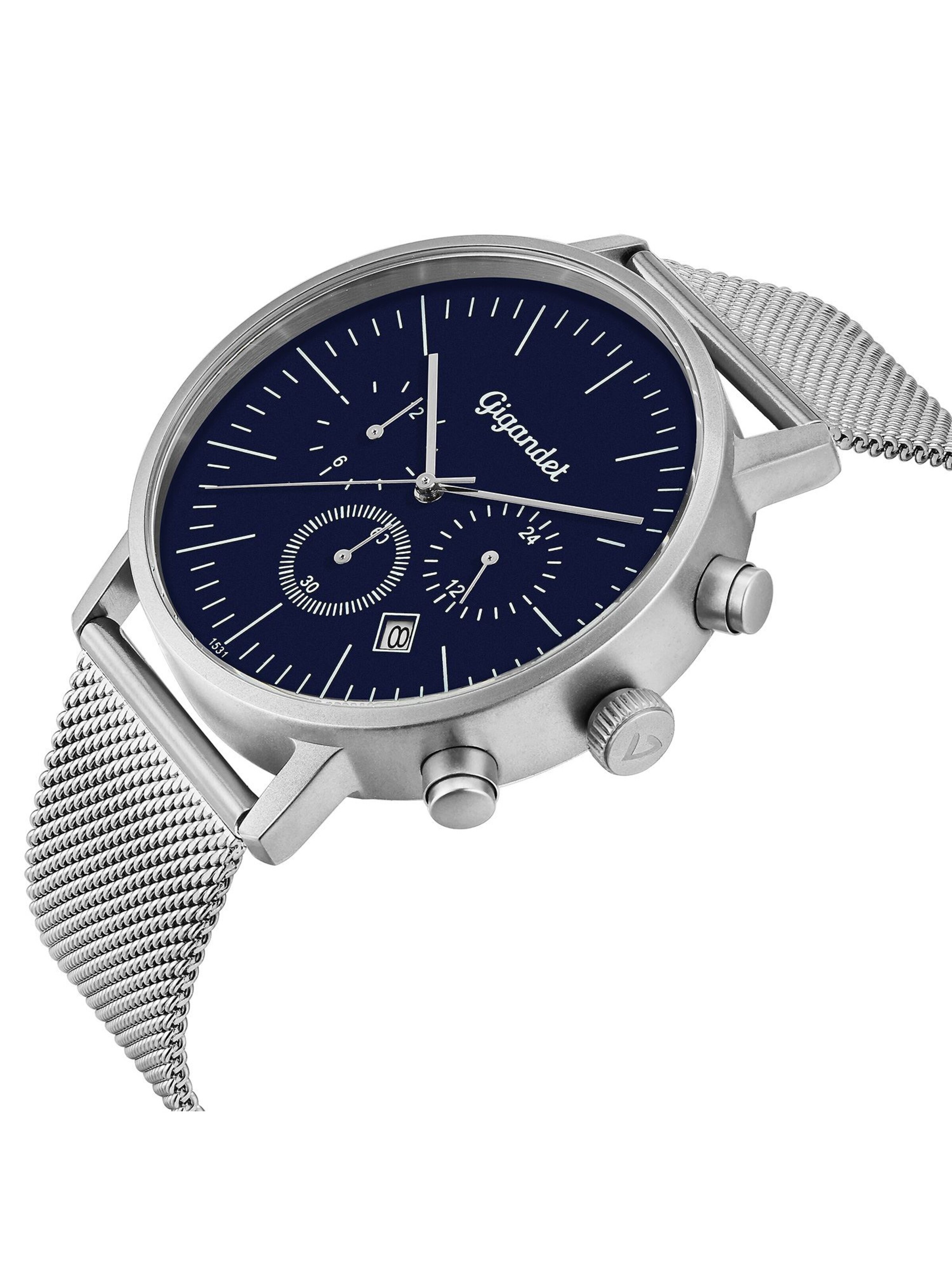 Montre à affichage analogique 'MINIMALISM III' Gigandet en argent