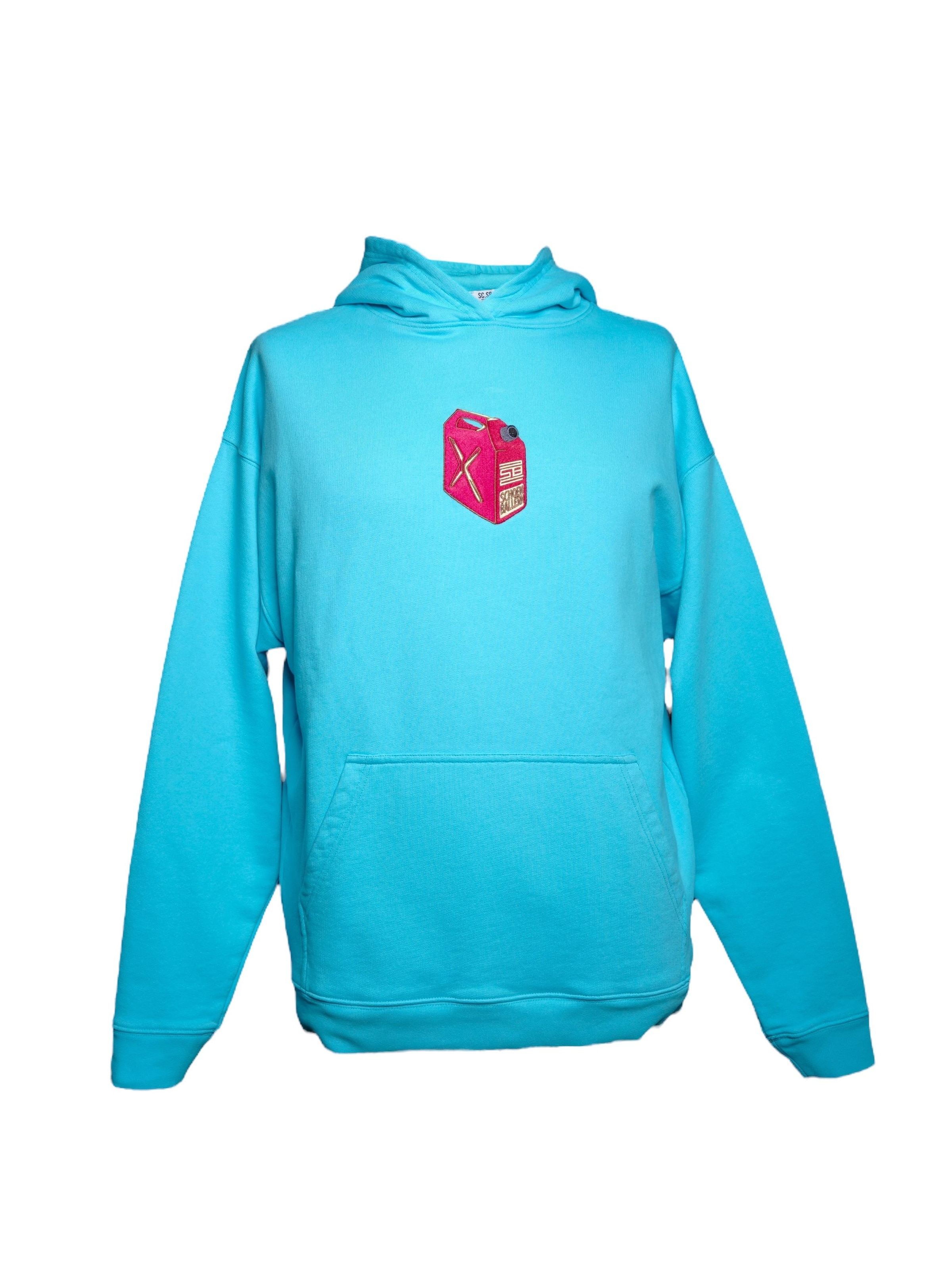 SC.SB Milano Sweatshirt 'Gasolina Hoodie' in Blue: front