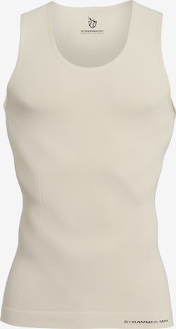 Strammer Max Performance Top in Beige: Vorderseite