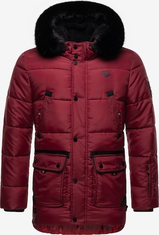 STONE HARBOUR Winter jacket 'Mironoo' in Red: front