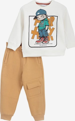 Survêtement Solang en marron : devant