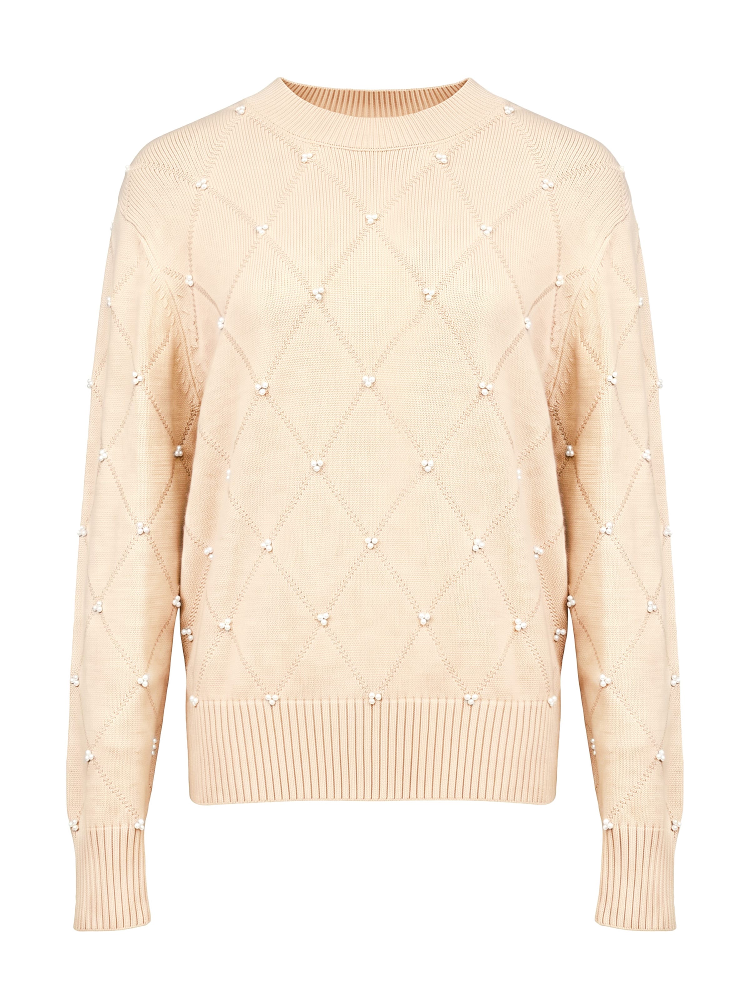 Imily Bela Pullover in Beige: Vorderseite