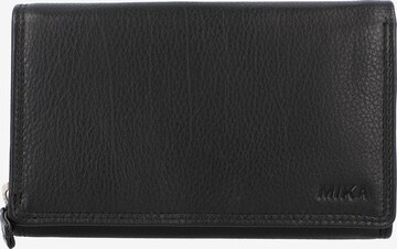 MIKA Wallet in Black: front