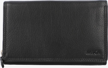 MIKA Wallet in Black: front