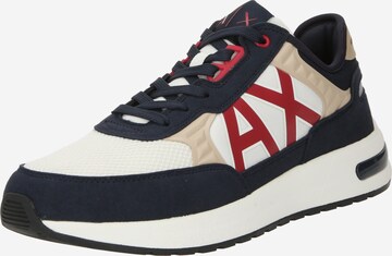 ARMANI EXCHANGE Sneakers laag in Blauw: voorkant