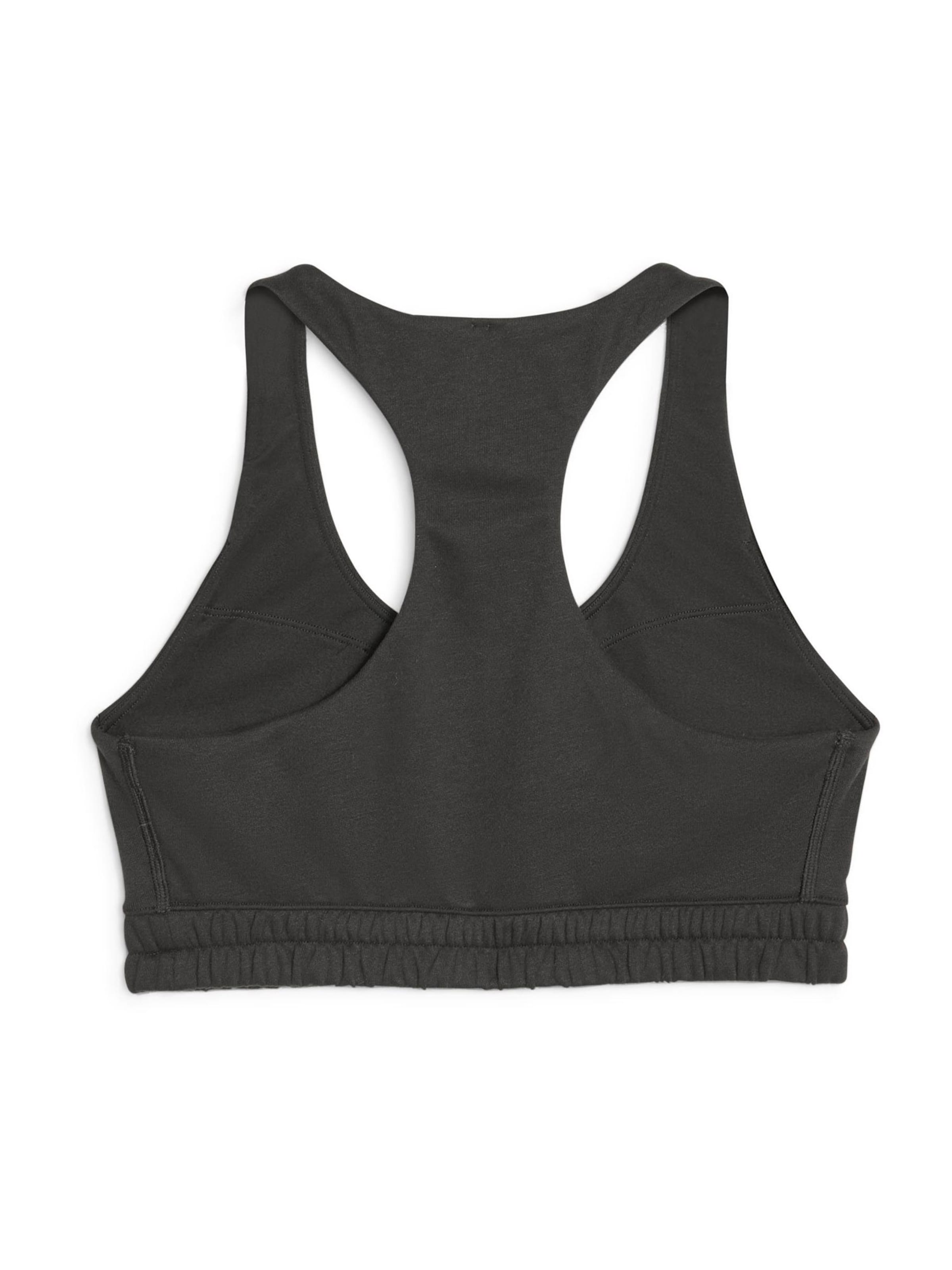 plain black bralette