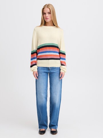 ICHI Pullover 'Dusty' in Beige